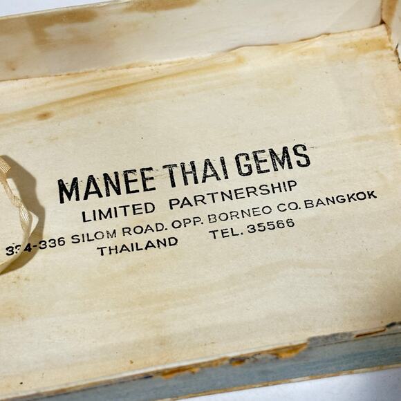 Thailand brass & teak spoons set cocktail espresso tea demitasse boxed set of 6 - Picture 5 of 9